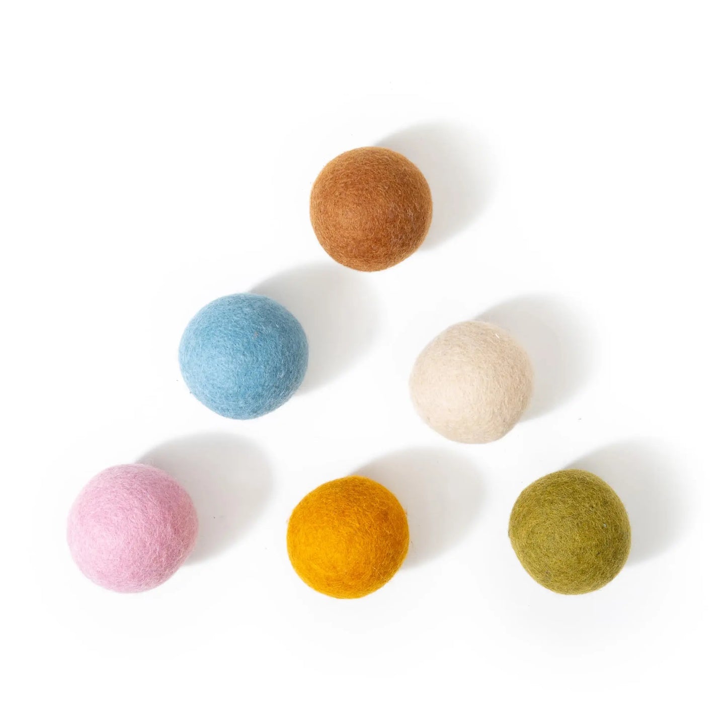 Colorful Wool Dryer Balls | Reusable Felt Fabric Softener Alternative | Natural Anti-Static Laundry Solution | Eco-Friendly Gift Woolygon