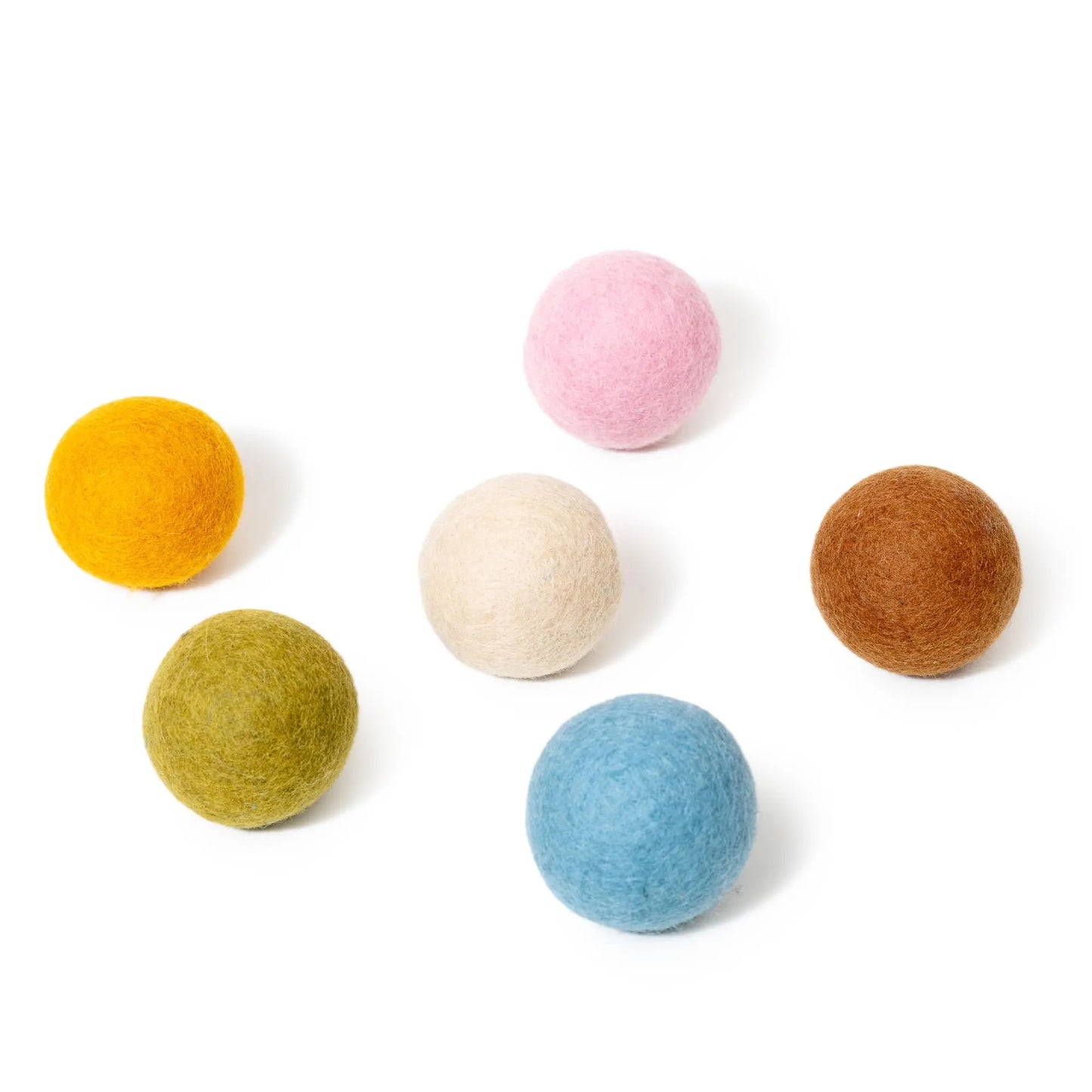 Colorful Wool Dryer Balls | Reusable Felt Fabric Softener Alternative | Natural Anti-Static Laundry Solution | Eco-Friendly Gift Woolygon