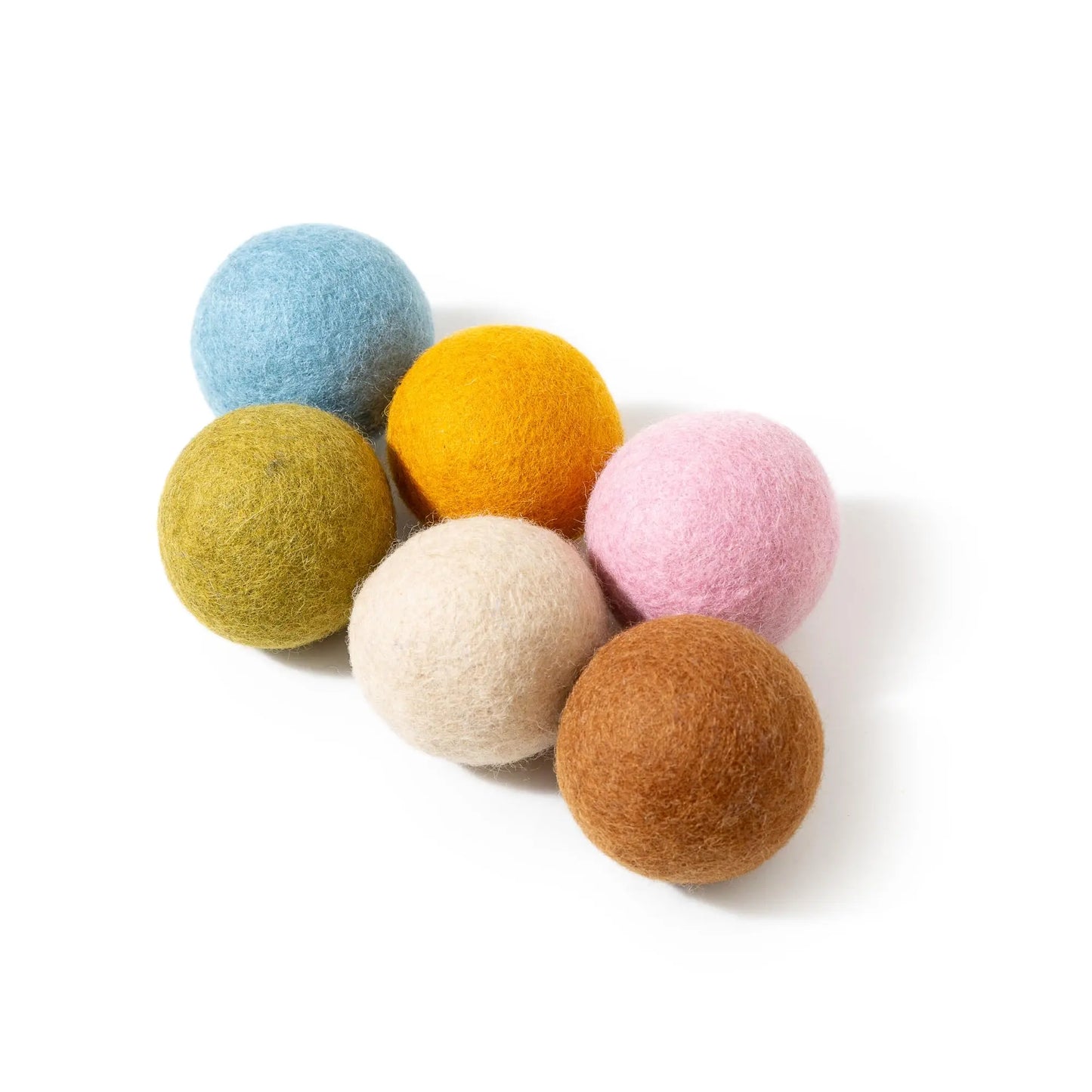 Colorful Wool Dryer Balls | Reusable Felt Fabric Softener Alternative | Natural Anti-Static Laundry Solution | Eco-Friendly Gift Woolygon