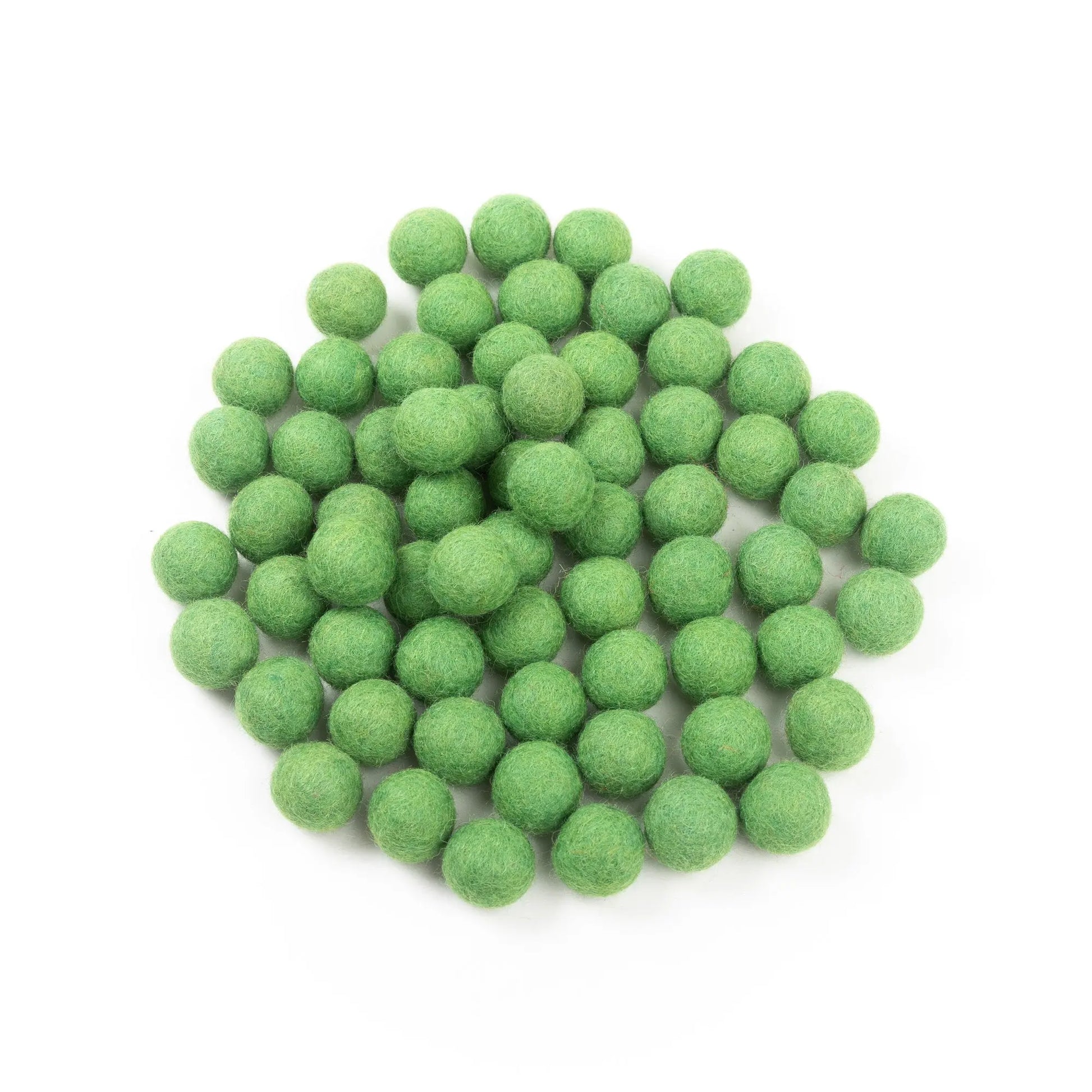 Assorted 2cm Wool Felt Balls for DIY Enthusiasts Woolygon