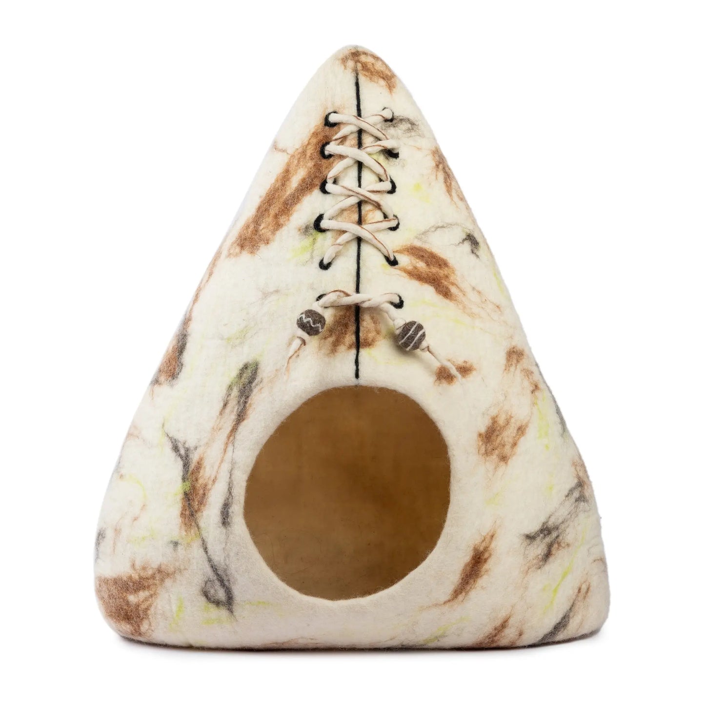 Minimalist Design Modern Felt Wool Cat Cave Woolygon