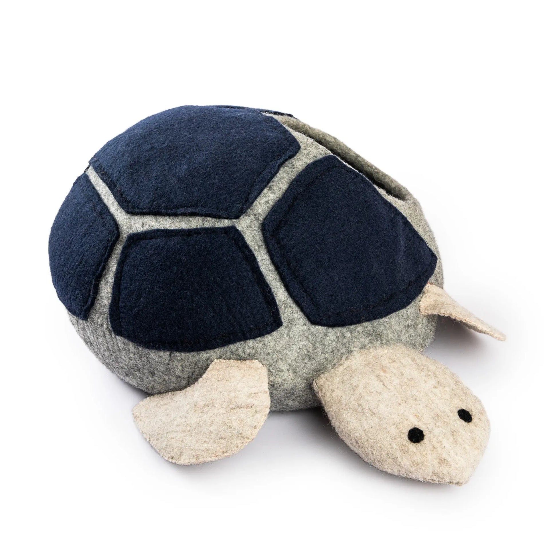 Merino Felted Cat Bed: Premium Comfort with Tortoise Design for Your Feline Pal Woolygon