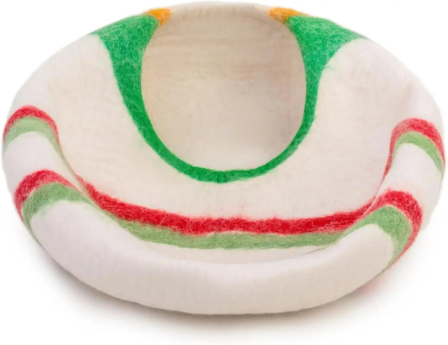 Luxury cat bed with felt material