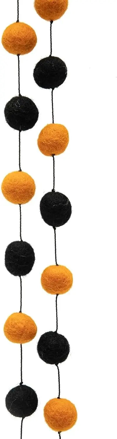 Vibrant Felt Ball Garland