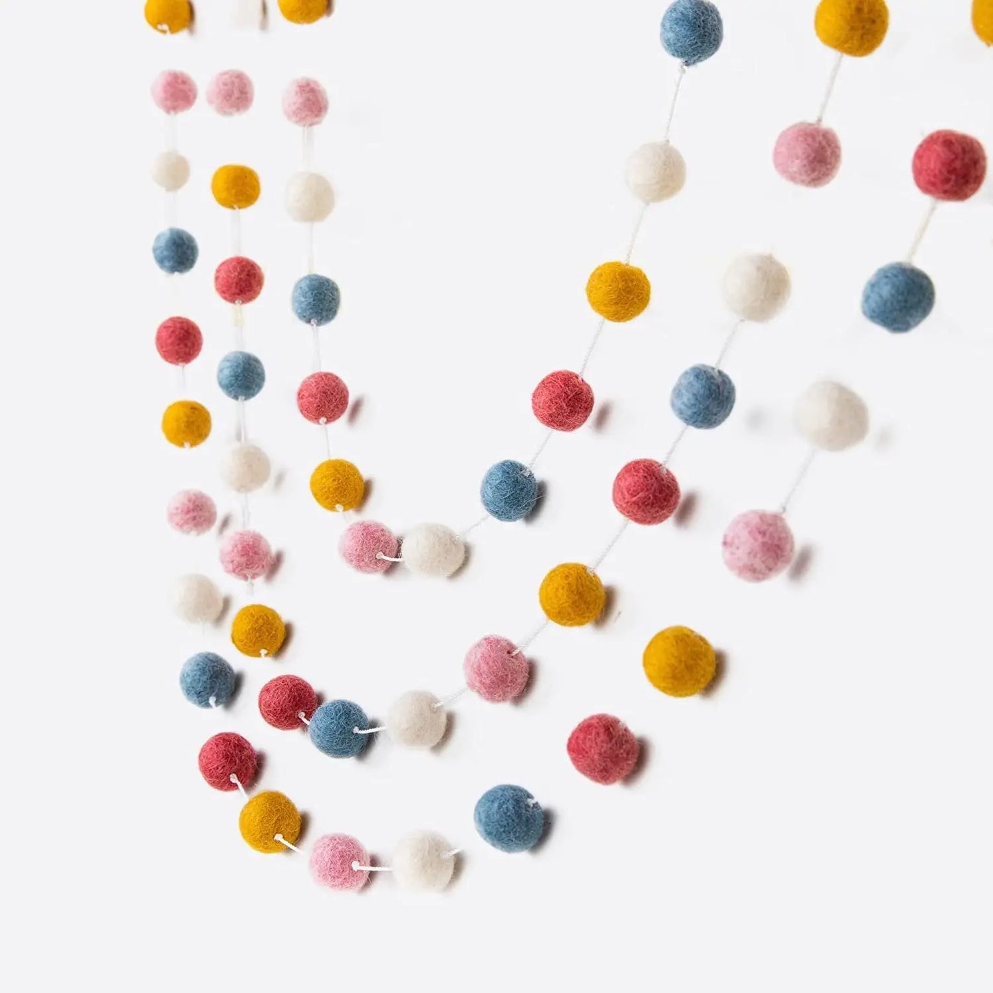 Felt Ball Garland