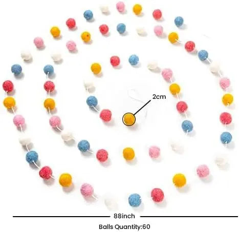 Felt Ball Garland