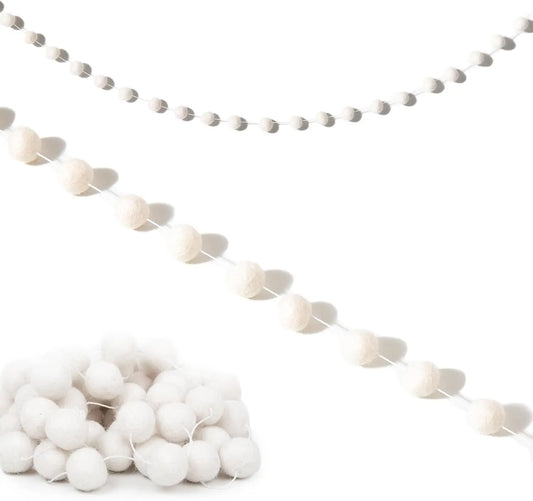 Felt Ball Garland Woolygon