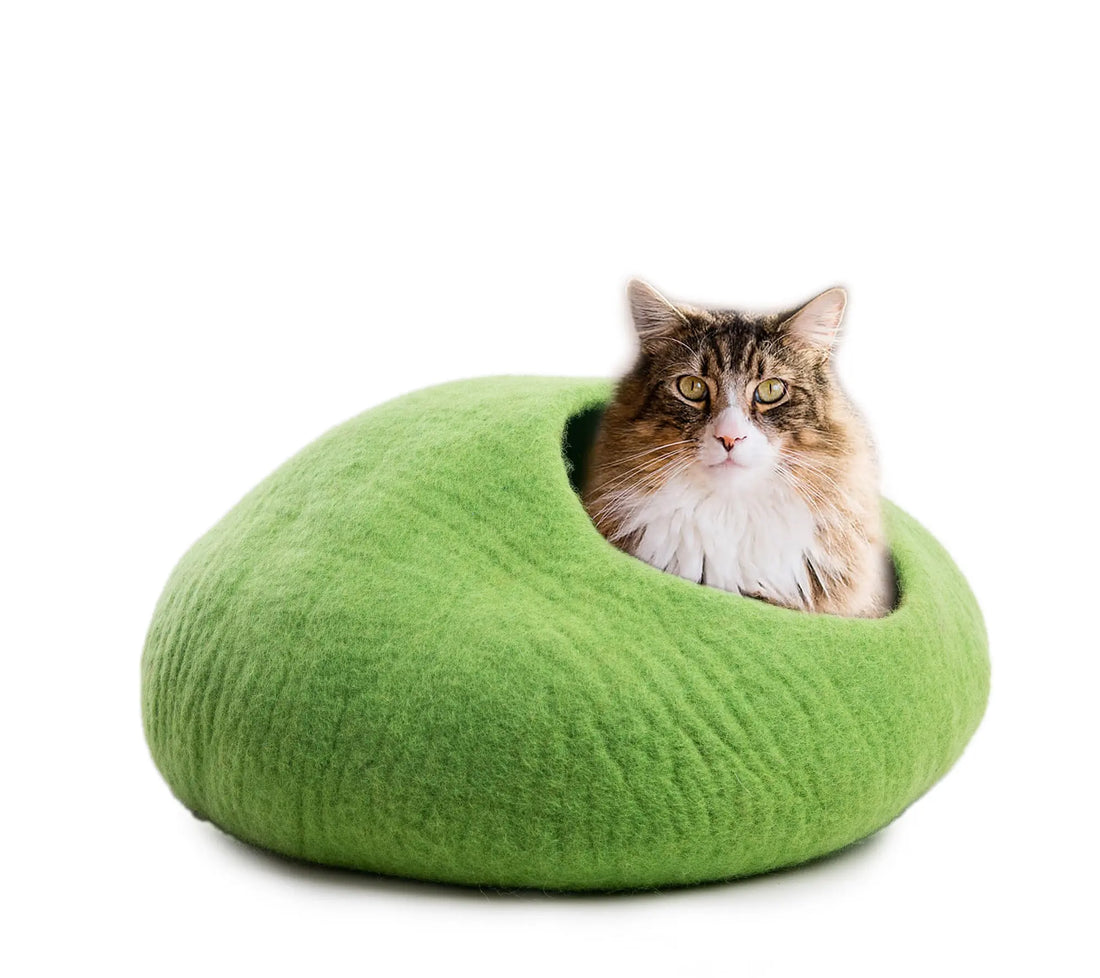 How Felt Cat Caves Can Help Reduce Anxiety in Cats and Stress - Woolygon