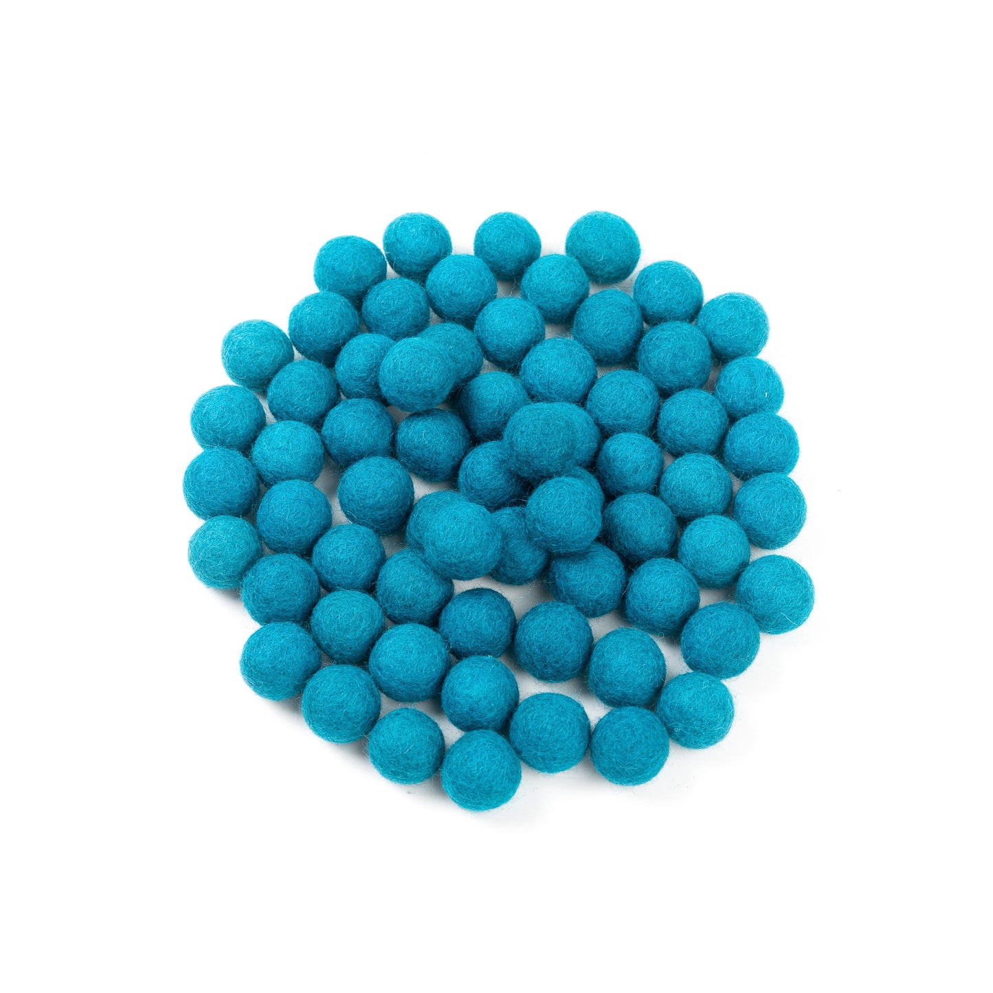 Handmade 2 cm Felt Balls in Assorted Colors for DIY Projects