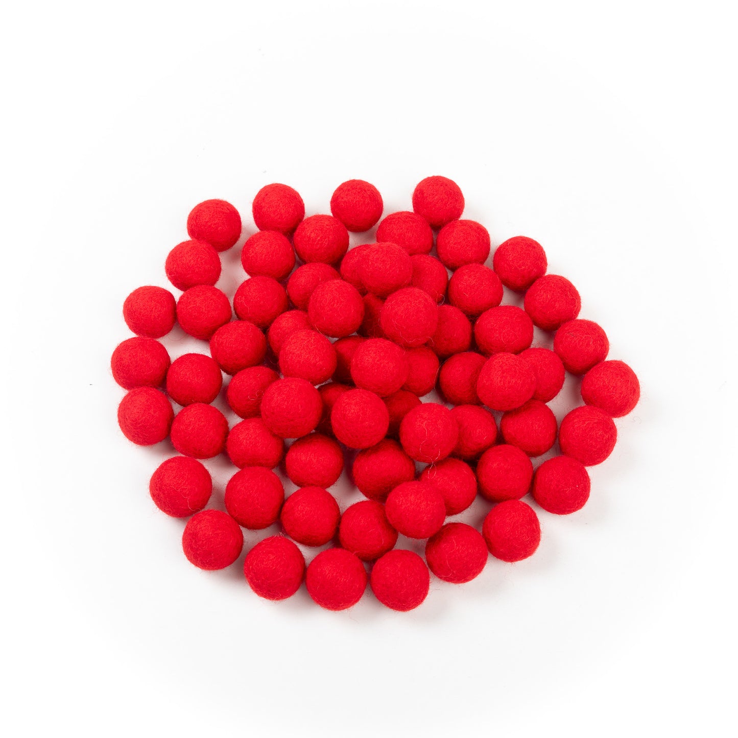 Premium Quality 2 cm Felt Balls in a Variety of Colors for Crafting